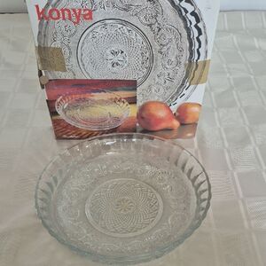 Clear Glass Serving Platter